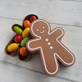 Load image into Gallery viewer, Gingerbread Man Gift Box/ Treat Box/ Tree Decoration