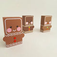 Load image into Gallery viewer, Gingerbread Man Treat Box/ Christmas Gift Box/ Advent Calendar Boxes / Treat Box / Christmas Table Decoration / Tree Decoration/Paper Craft