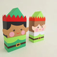 Load image into Gallery viewer, Elf Gift Box/ Advent Calendar Boxes / Treat Box / Elf on the Shelf / Tree Decoration/ Christmas Decoration