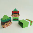 Load image into Gallery viewer, Elf Gift Box/ Advent Calendar Boxes / Treat Box / Elf on the Shelf / Tree Decoration/ Christmas Decoration