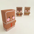Load image into Gallery viewer, Gingerbread Man Treat Box/ Christmas Gift Box/ Advent Calendar Boxes / Treat Box / Christmas Table Decoration / Tree Decoration/Paper Craft