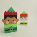 Load image into Gallery viewer, Elf Gift Box/ Advent Calendar Boxes / Treat Box / Elf on the Shelf / Tree Decoration/ Christmas Decoration