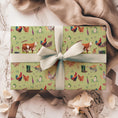 Load image into Gallery viewer, Folded Farm Animal Gift Wrap: Country Design Eco-Friendly Wrapping Paper