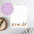 Load image into Gallery viewer, A5 Country Game Letter Writing Paper: Hare, Pheasant, Partridge (Lined or Unlined), Stationery Gift