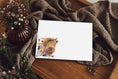 Load image into Gallery viewer, Highland Calf Letter Writing Set: A5 Stationery Gift Box, Writing Paper & Notecards