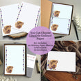 Load image into Gallery viewer, Highland Calf Letter Writing Set: A5 Stationery Gift Box, Writing Paper & Notecards