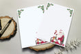 Load image into Gallery viewer, Personalised Christmas Stationery Set: Father Christmas Letter Writing Paper & Notecards