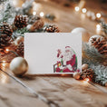 Load image into Gallery viewer, Personalised Christmas Stationery Set: Father Christmas Letter Writing Paper & Notecards