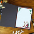 Load image into Gallery viewer, Personalised Christmas Stationery Set: Father Christmas Letter Writing Paper & Notecards