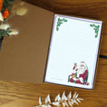 Load image into Gallery viewer, Personalised Christmas Stationery Set: Father Christmas Letter Writing Paper & Notecards
