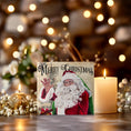Load image into Gallery viewer, Vintage-Style Father Christmas Card: Luxury Xmas Card