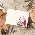 Load image into Gallery viewer, Vintage Father Christmas Notecards: Traditional Santa Card Set, Thank You