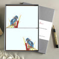Load image into Gallery viewer, Kingfisher Notecards/Place Cards: Watercolour Art, Thank You Cards, Personalised Option