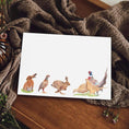 Load image into Gallery viewer, Country Game Notecards/Place Cards: Pheasant, Hare, Spaniel - Watercolour Art