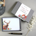 Load image into Gallery viewer, Poppy Field Notecards/ Place Cards: Countryside Animal Thank You Cards