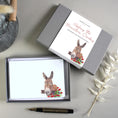 Load image into Gallery viewer, Rodney the Donkey Notecards/Place Cards: Miniature Donkey Art, Personalised Gift, Notelets, Correspondence