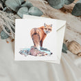 Load image into Gallery viewer, Red Fox Greetings Card: Wildlife Art Illustration, Eco-Friendly, Any Occasion Card