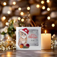 Load image into Gallery viewer, Funny Christmas Cat Card, Kitten Art, Personalised Xmas Card