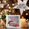Load image into Gallery viewer, Sleeping Kitten Christmas Card, Personalised Funny Cat Card