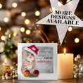 Load image into Gallery viewer, Funny Christmas Cat Card, Kitten Art, Personalised Xmas Card