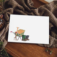 Load image into Gallery viewer, Farm Living Notecards/Place Cards: Cow & Calf, Wheelbarrow, Boots - Watercolour Art