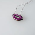 Load image into Gallery viewer, Luscious Lips Copper Enamel Pendant - MaisyPlum