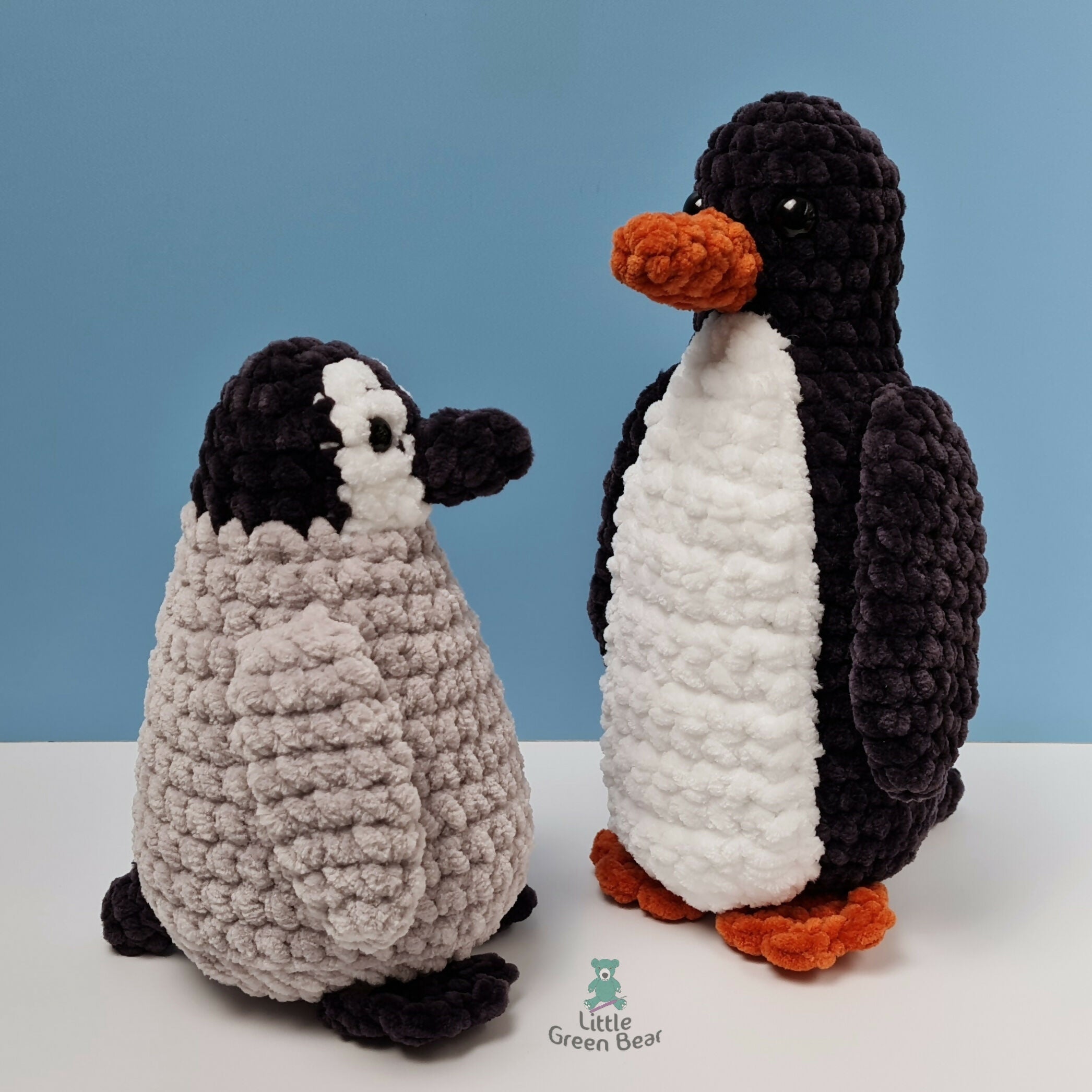 PDF Penguin Crochet Pattern, Pru the Penguin Crochet Pattern, Penguin & Chick Amigurumi Pattern, Penguin Crochet Toy Pattern