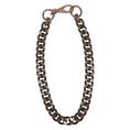 Load image into Gallery viewer, Cleopatra Black Aluminum Chain Necklace Single Short Tier