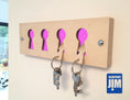 Load image into Gallery viewer, wood keyrack pink