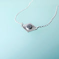 Load image into Gallery viewer, Recycled Silver Daisy Pendant Necklace - MaisyPlum