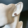 Load image into Gallery viewer, Textured Copper Disc Stud Earrings - MaisyPlum