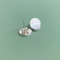 Load image into Gallery viewer, Textured Silver Stud Earrings - MaisyPlum