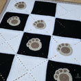 Load image into Gallery viewer, Puppy Pawprint Blanket Crochet Pattern, Blanket Crochet Pattern
