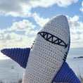 Load image into Gallery viewer, PDF Shark Crochet Pattern, Shane the Shark Crochet Pattern, Shark Amigurumi Pattern, Shark Crochet Toy Pattern