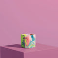 Load image into Gallery viewer, Small Irregular Plant Pot - Marbled in Coral & Lilac - Misshandled