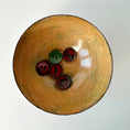 Load image into Gallery viewer, Red and Yellow Enamel Bowl
