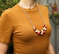 Load image into Gallery viewer, kodes-statement-necklace-geometric-silicone-necklace-KS0048d-00005