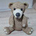 Load image into Gallery viewer, PDF Grizzly Bear Crochet Pattern, Glenn the Grizzly Bear Crochet Pattern, Crochet Pattern, Bear Amigurumi Pattern
