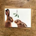Load image into Gallery viewer, Christmas Hares A6