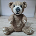 Load image into Gallery viewer, PDF Grizzly Bear Crochet Pattern, Glenn the Grizzly Bear Crochet Pattern, Crochet Pattern, Bear Amigurumi Pattern