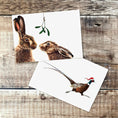 Load image into Gallery viewer, christmas hares and pheasant
