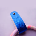 Load image into Gallery viewer, Coral Marbled Towel Ring & Leather Strap - Misshandled