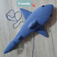 Load image into Gallery viewer, PDF Shark Crochet Pattern, Shane the Shark Crochet Pattern, Shark Amigurumi Pattern, Shark Crochet Toy Pattern