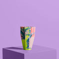 Load image into Gallery viewer, Small Deco Vase - Marbled In Coral & Lilac - Misshandled