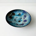 Load image into Gallery viewer, Speckled Blue Enamel Ring Dish
