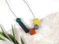 Load image into Gallery viewer, kodes-statement-necklace-geometric-silicone-necklace-KS0061-0001-1.jpg.webp
