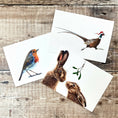 Load image into Gallery viewer, Christmas Cards - Christmas Pheasant | Robin | Christmas Hares