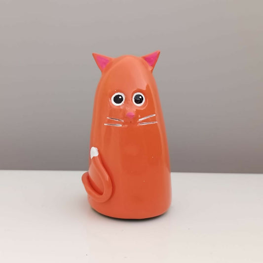 Orange Cat Sculpture