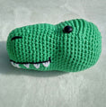 Load image into Gallery viewer, PDF T-Rex Crochet Pattern, Travis the T-Rex Crochet Pattern, Crochet Pattern, Dinosaur Amigurumi Pattern

