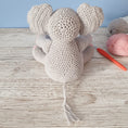 Load image into Gallery viewer, PDF Elephant Crochet Pattern, Eva the Elephant Crochet Pattern, Crochet Pattern, Elephant Amigurumi Pattern
